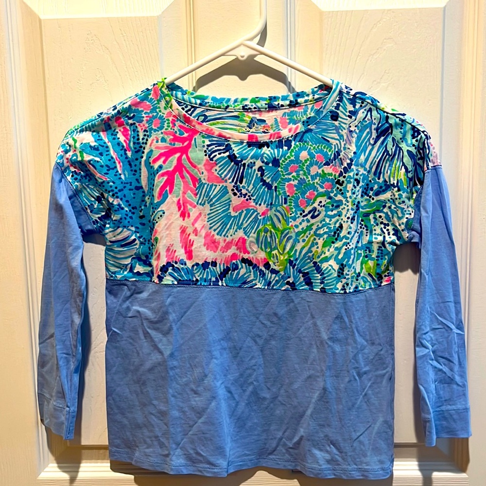 EUC Little girls Lilly Pulitzer Finn top